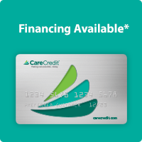 Care credit financing available graphic