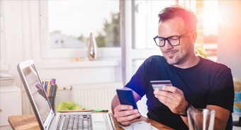 Man on laptop