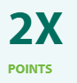 2x points