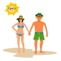 Couple sun safety