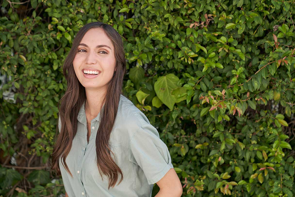 Close-up of a smiling woman