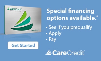 Care Credit Logo and Get Started button 