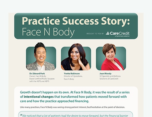 Practice Success Story: Face N Body