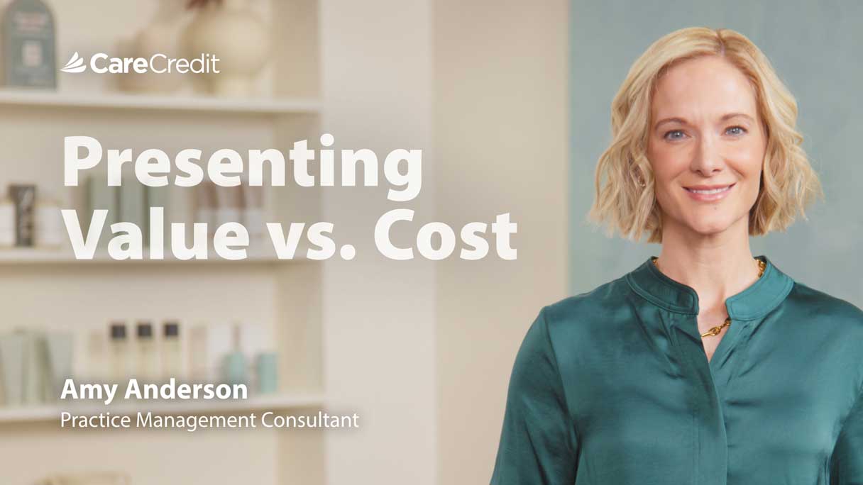 Presenting Value vs. Cost